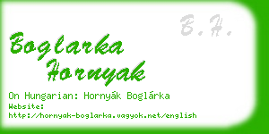 boglarka hornyak business card